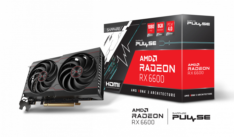 Sapphire Radeon Rx 6600 Pulse 8gb Gddr6 7