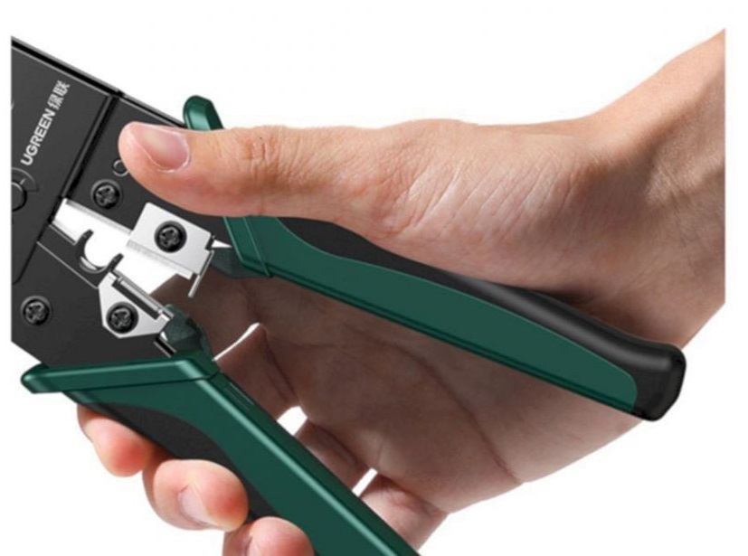 Pol Pl Ugreen Zaciskarka Wtyczek Wtykow Kabli Przewodow Internetowych Ethernet Zielony Nw136 70683 97036 2x