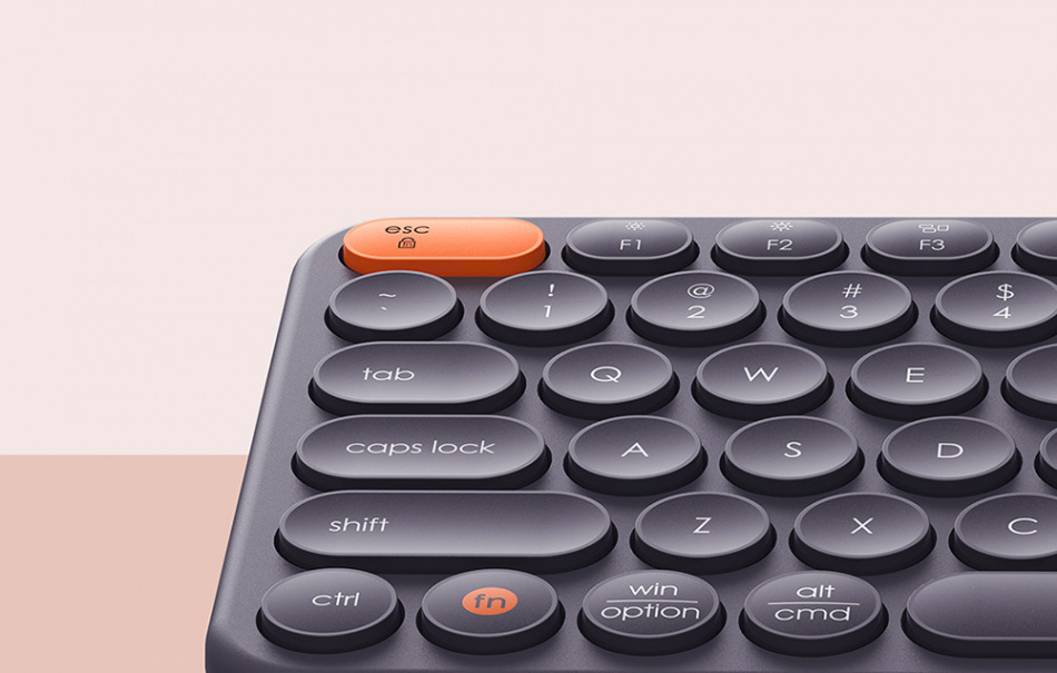 Bezprzewodowa Klawiatura Baseus Ko1b Szara 3