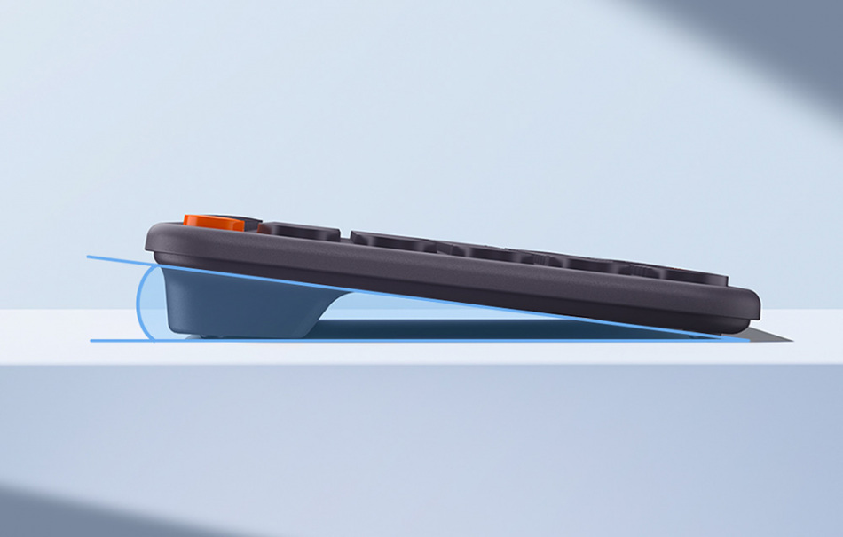 Bezprzewodowa Klawiatura Baseus Ko1b Szara 4