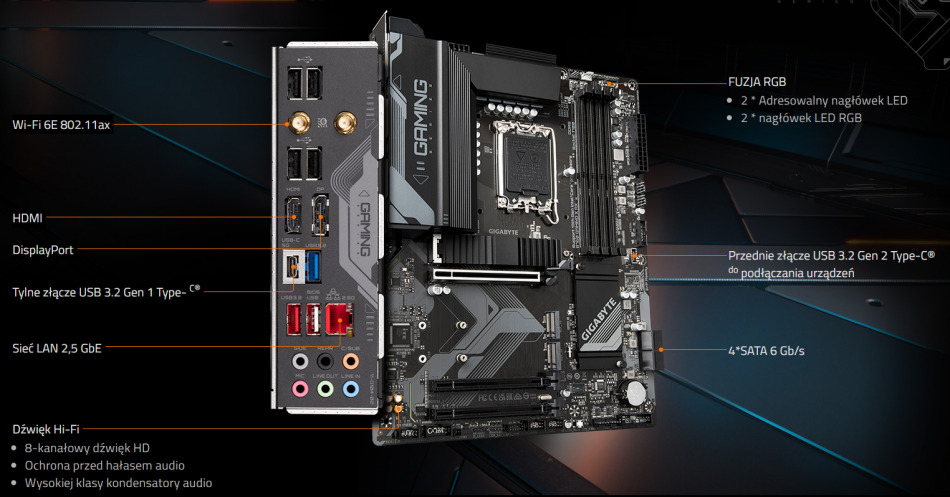 B760 Gaming X Ax Lacznosc