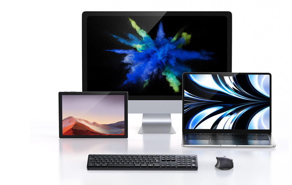 Pol Pl Zestaw Bezprzewodowa Klawiatura Myszka Ergonomiczna Ugreen Mk006 Czarny 32821 4xxxxxx