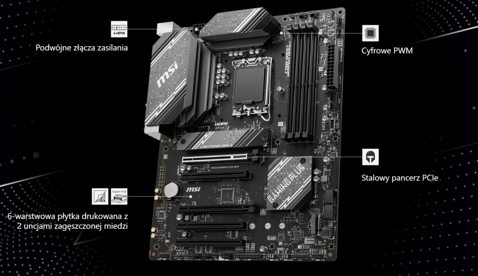 B760 Gaming Plus Wifi Wydajnosc