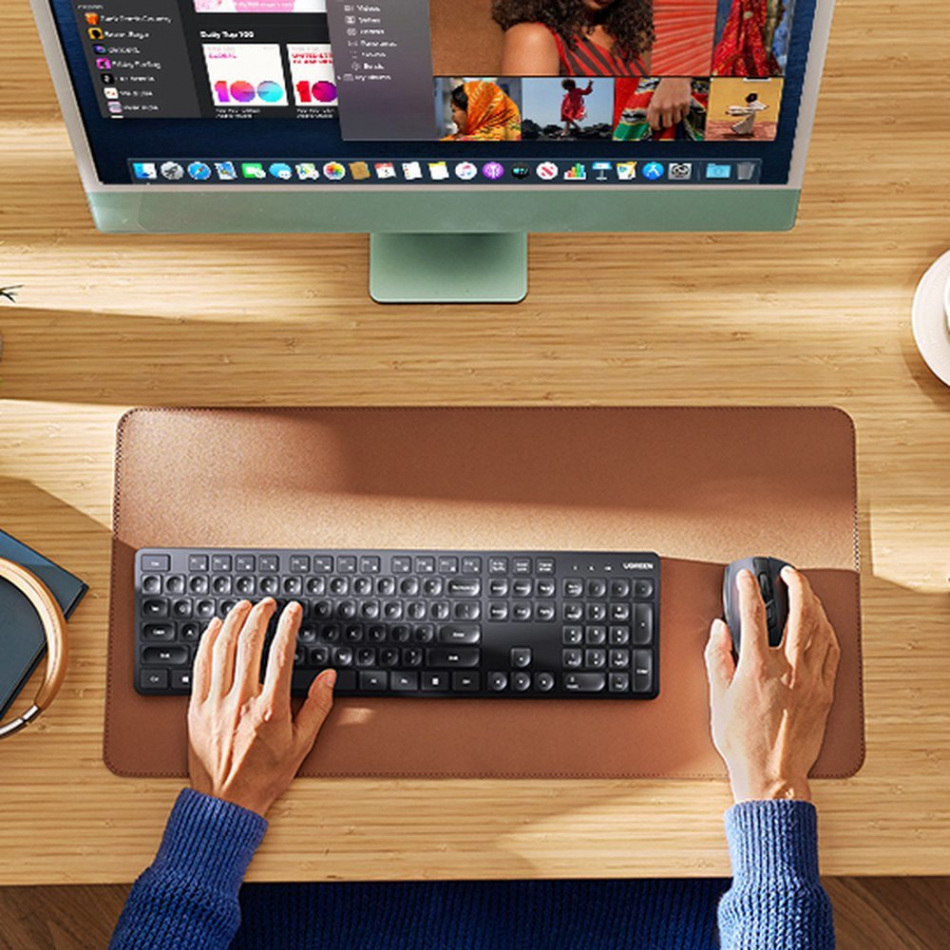 Pol Pl Klawiatura Bezprzewodowa Ugreen Ku004 2 4ghz Czarna 150151 4