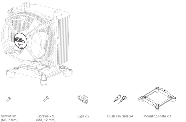 Zawartość opakowania Arctic Freezer 7 Pro rev.2