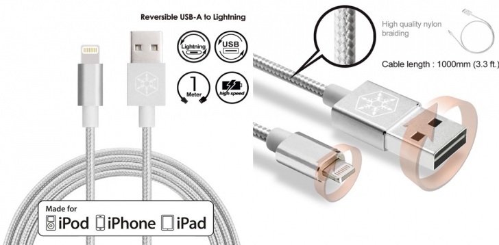Kabel Usb Apple Silver Stone