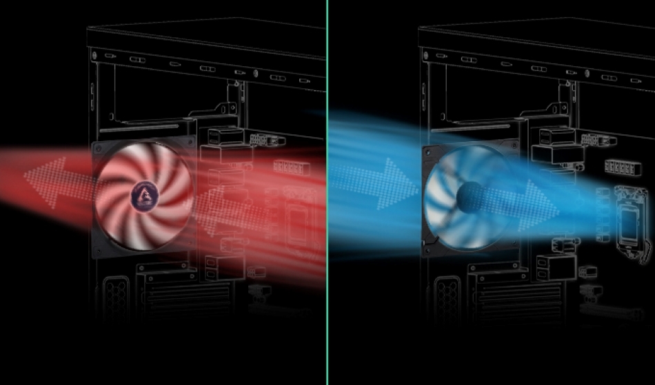 Arctic F14 Silent Wentylacja