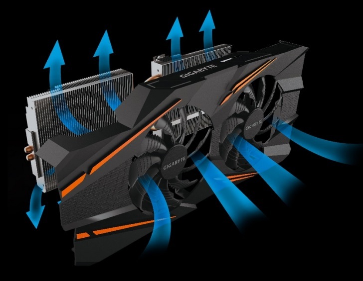 Gtx 1070 Windforce Chlodzenie