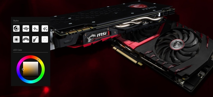 Podswietlenie Msi 1080 Kolor