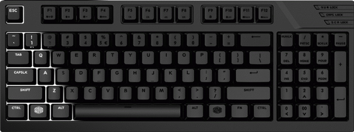 Cm Storm Masterkeys Pro M White Led Baner2