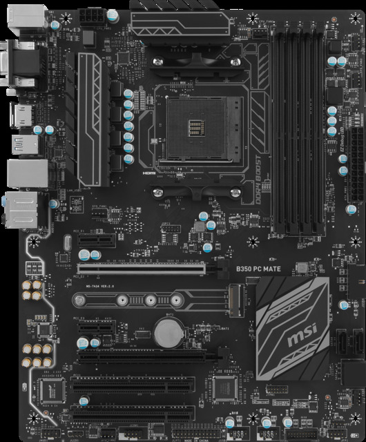 Msi B350 Pc Mate Product Pictures 2d1