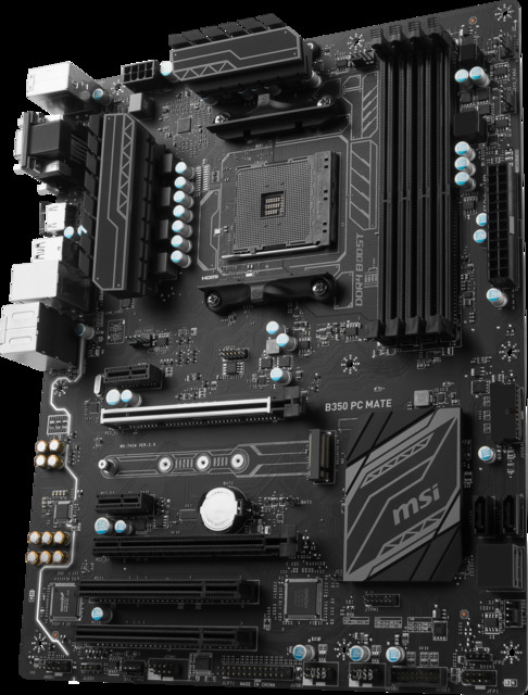 Msi B350 Pc Mate Product Pictures 3d2