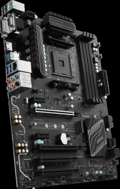 Msi B350 Pc Mate Product Pictures 3d3