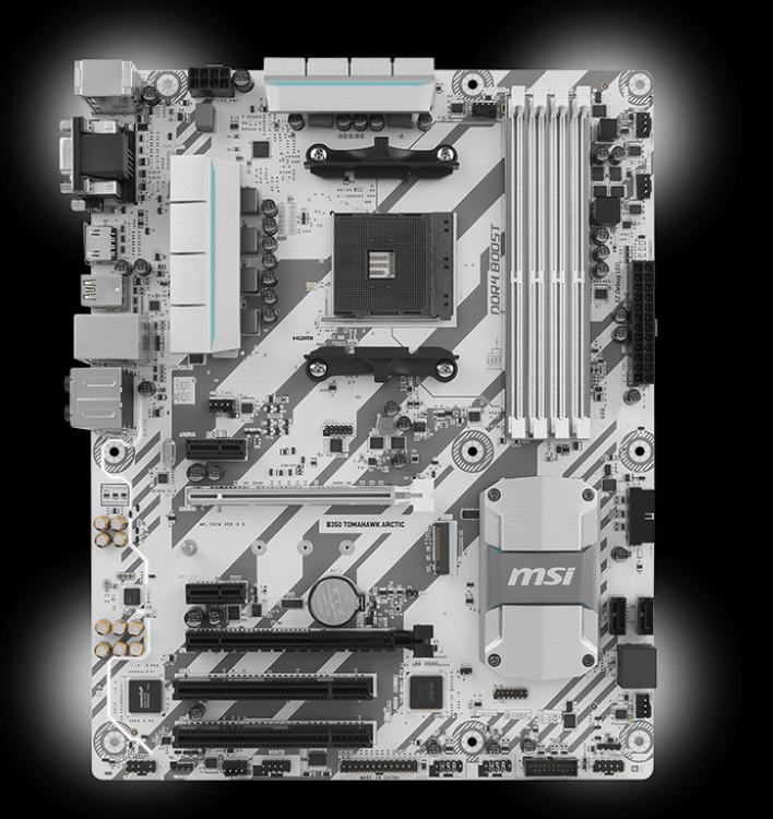 Msi B350 Tomahawk Arctic Tuning Hero1